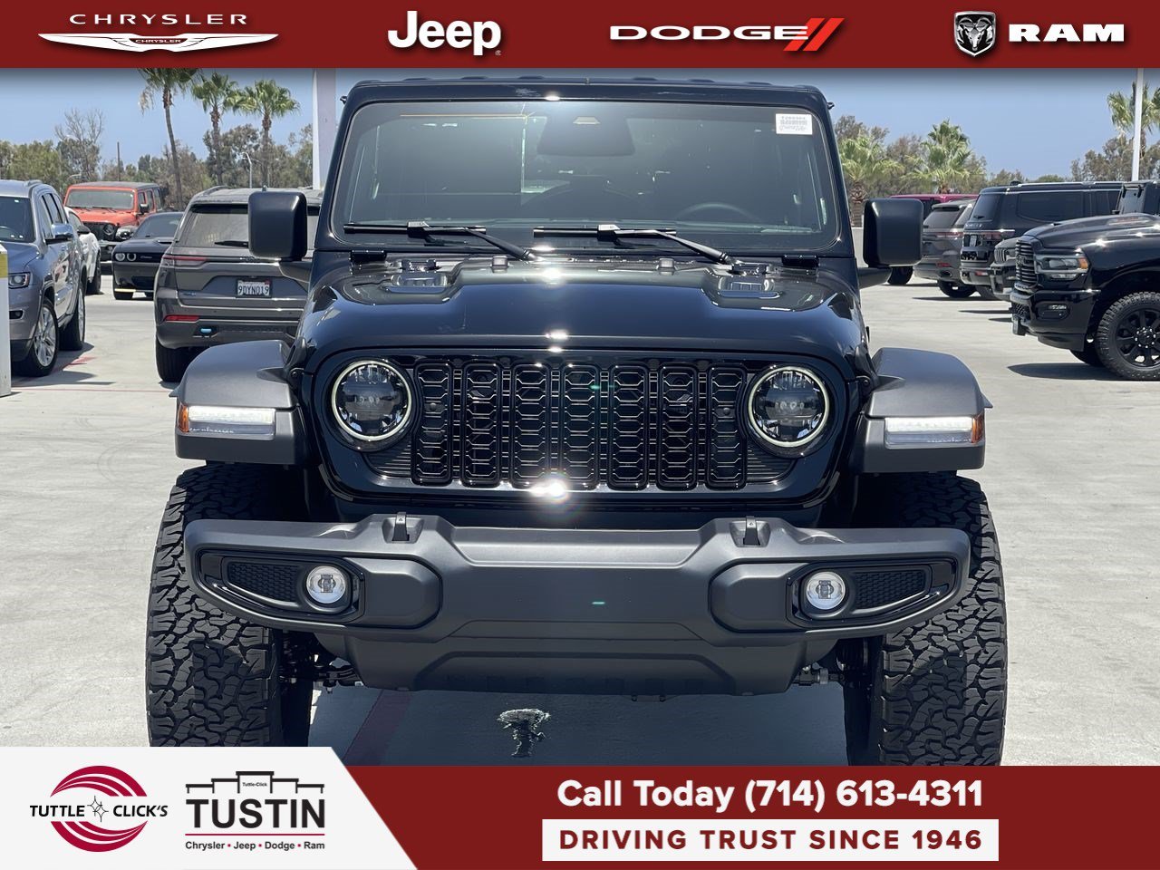 New 2026 Black Clearcoat Jeep Willys image 2