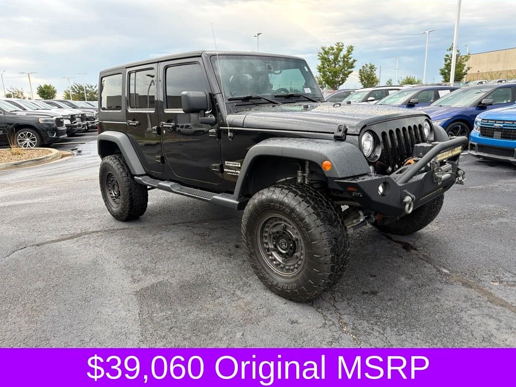2018 Jeep Wrangler JK Unlimited Sport