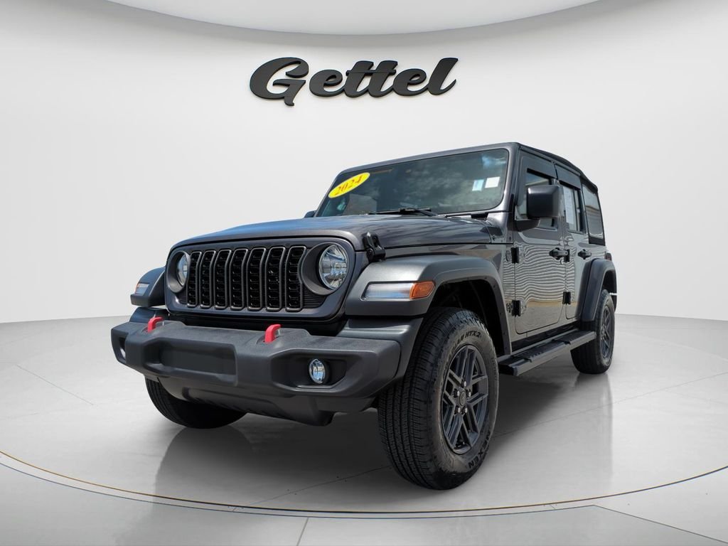 Used 2024 Gray Jeep Sport S image 1