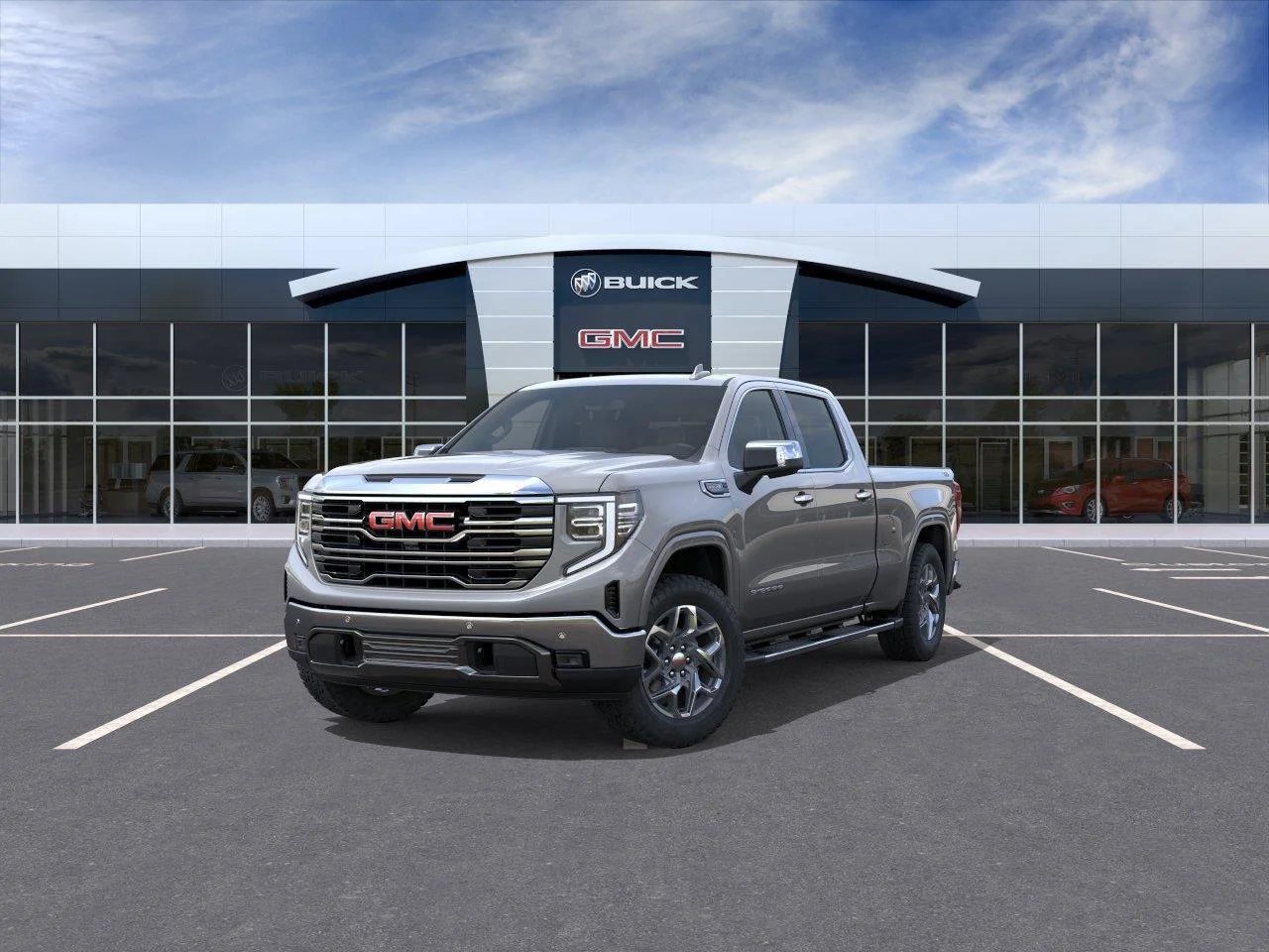 New 2026 Sterling Metallic GMC SLT image 8