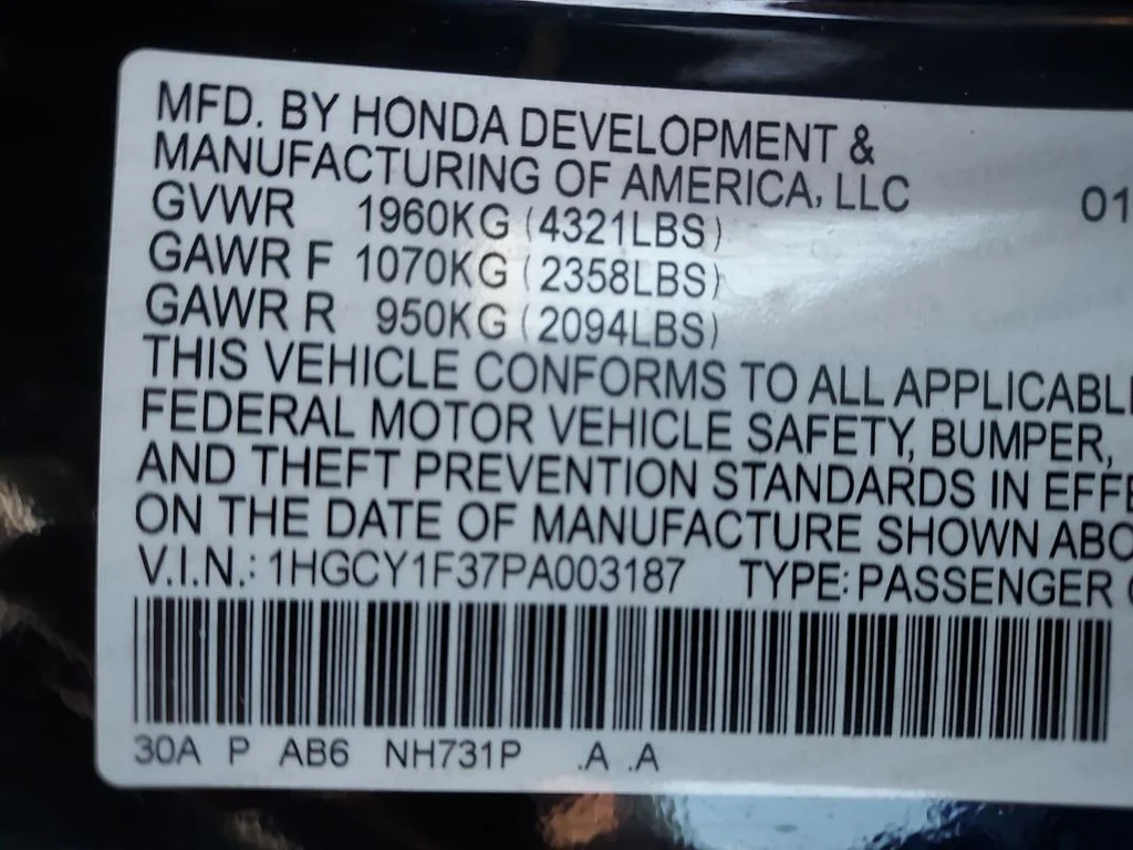 Certified Used 2023 Black Honda EX image 23