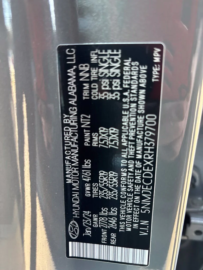 Used 2024 Gray Hyundai Limited image 10