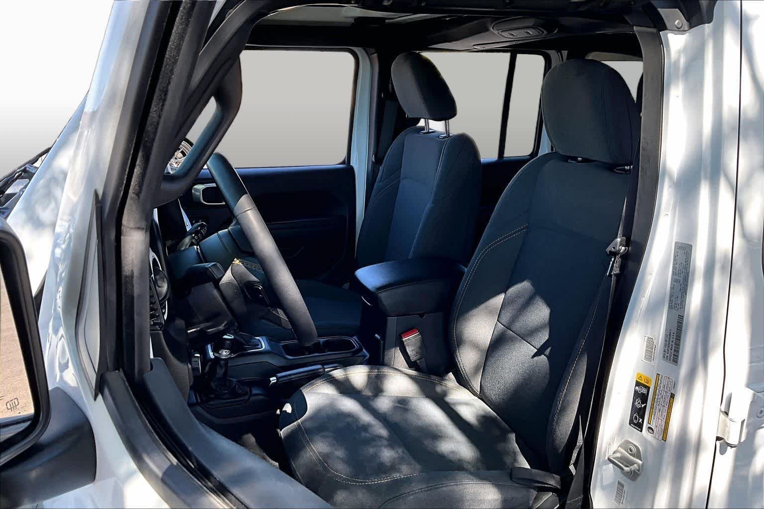 Used 2024 Bright White Clearcoat Jeep Willys image 8
