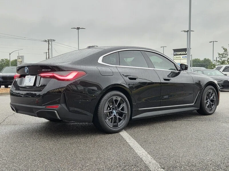 Used 2023 Jet Black BMW EDRIVE40 GRAN COUPE image 4