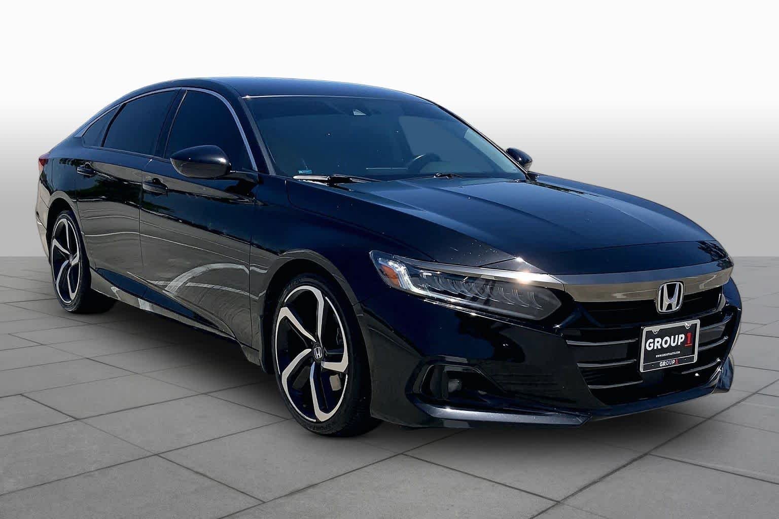 Used 2022 Crystal Black Pearl Honda Sport SE image 3