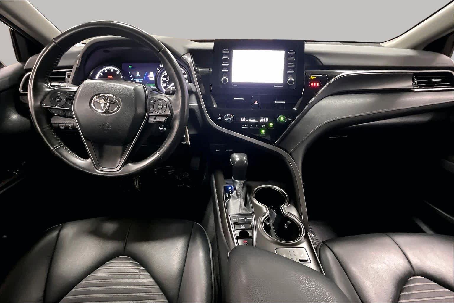 Used 2023 Midnight Black Metallic Toyota SE image 16
