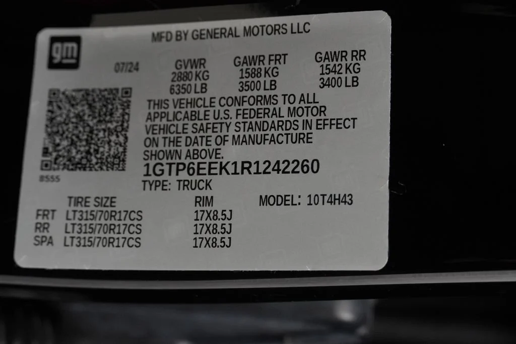 Used 2024 Onyx Black GMC AT4X image 47