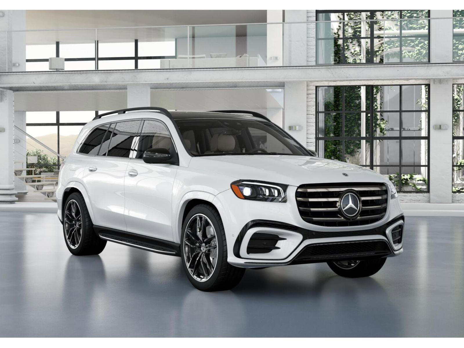 New 2026 MANUFAKTUR Moonlight White Metallic Mercedes-Benz GLS 450 image 9