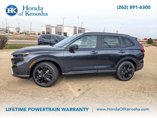 New 2026 Meteorite Gray Metallic Honda AWD Sport Touring Hybrid image 2