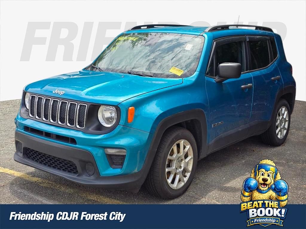 Used 2020 Teal Jeep Sport image 1
