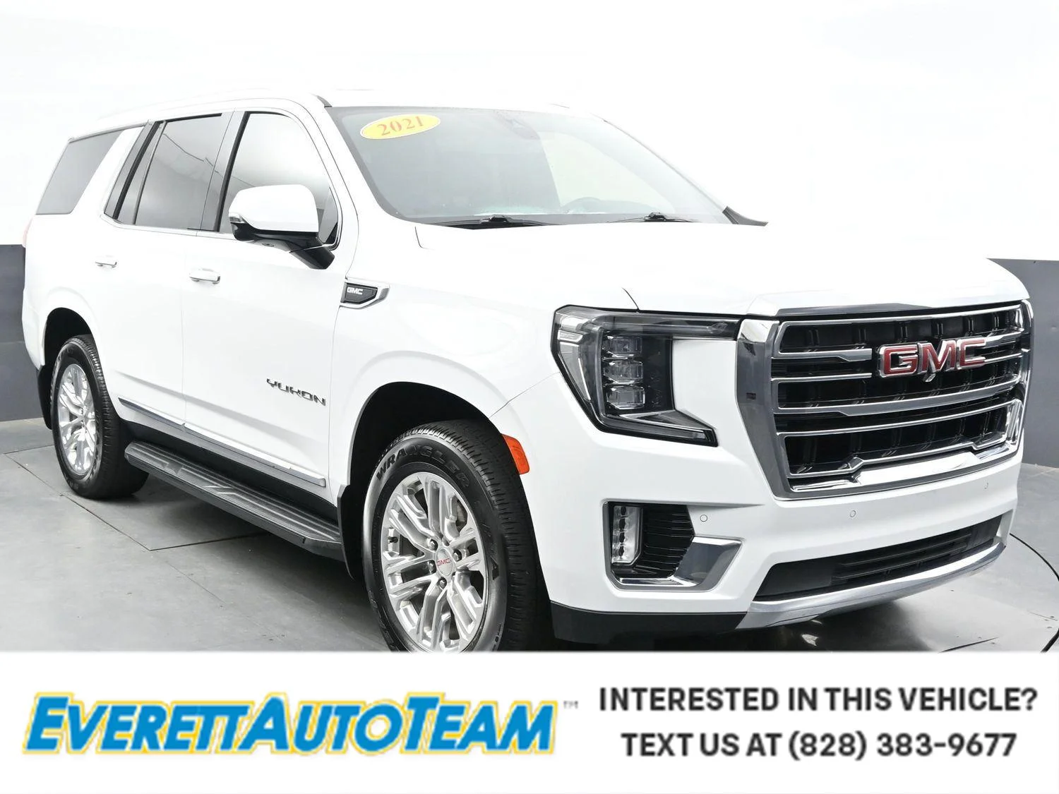 Used 2021 Summit White GMC SLT image 1