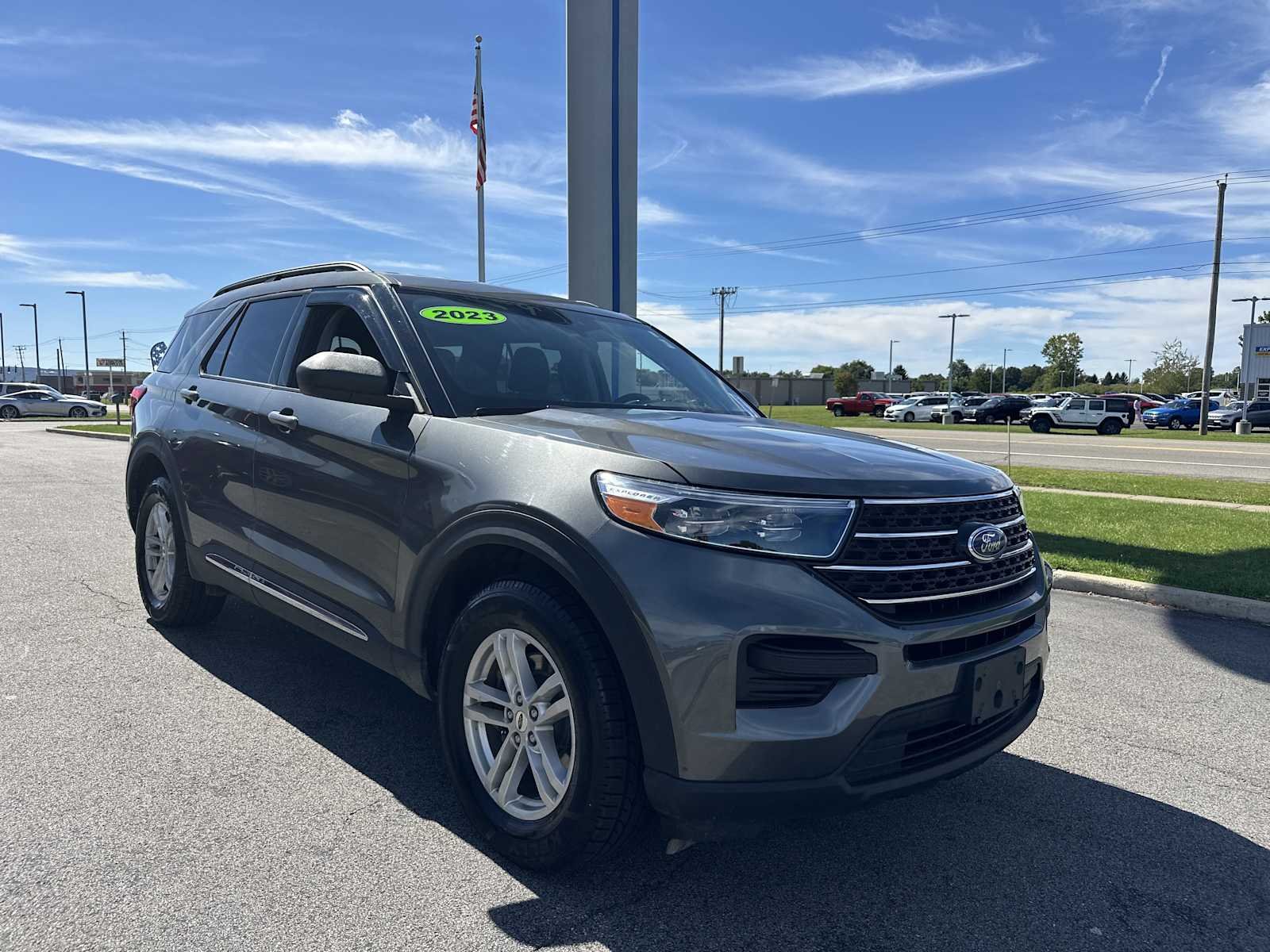 Used 2023 Carbonized Gray Metallic Ford XLT image 18