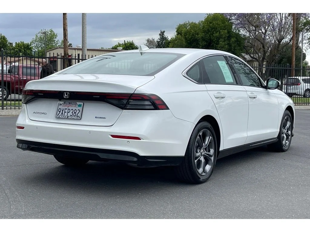 Certified Used 2025 Platinum White Pearl Honda HYBRID EX-L image 6