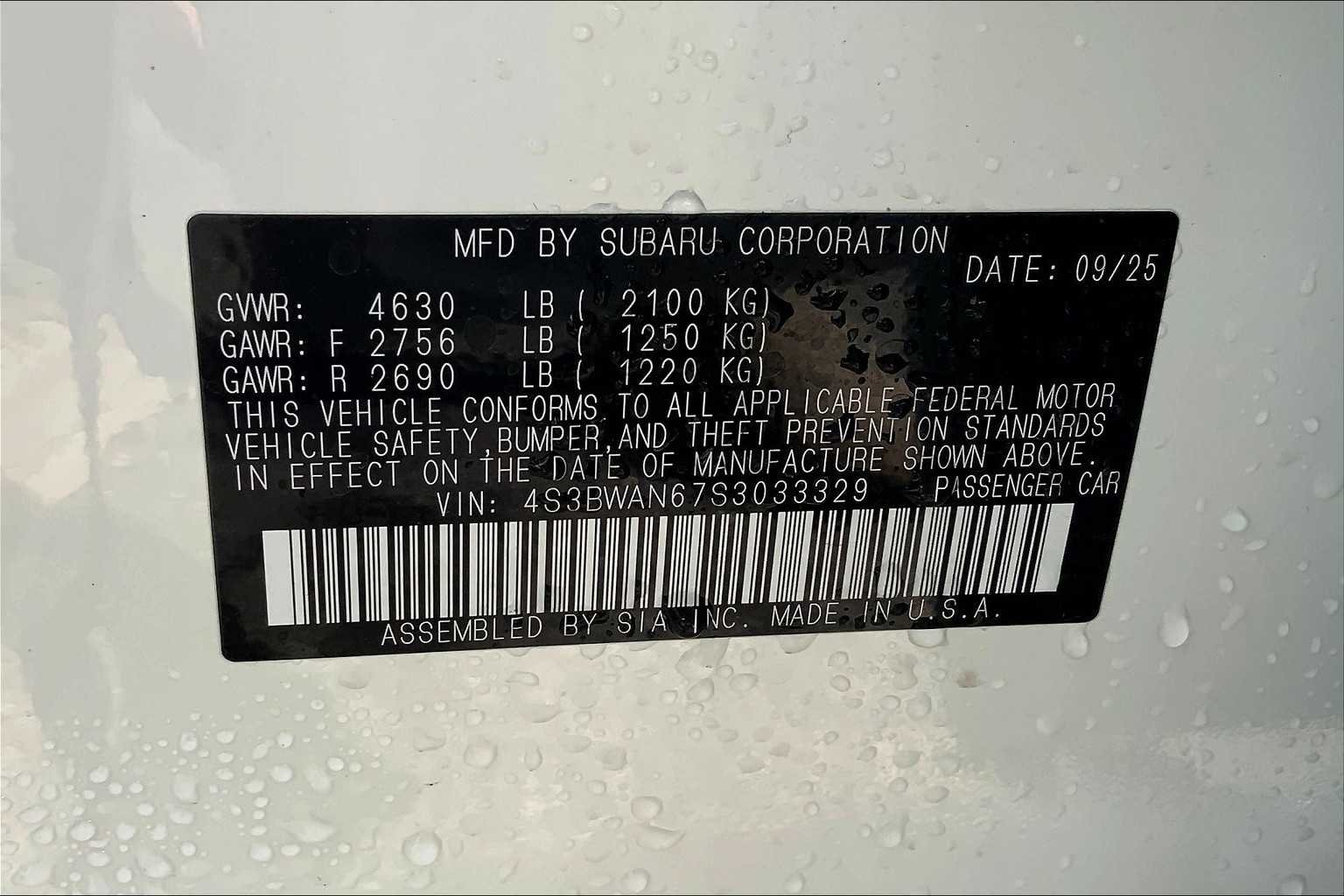 2025 Subaru Legacy Limited - Photo 18