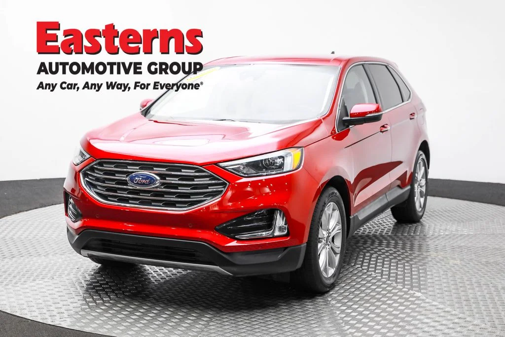 Used 2024 Red Ford Titanium image 1