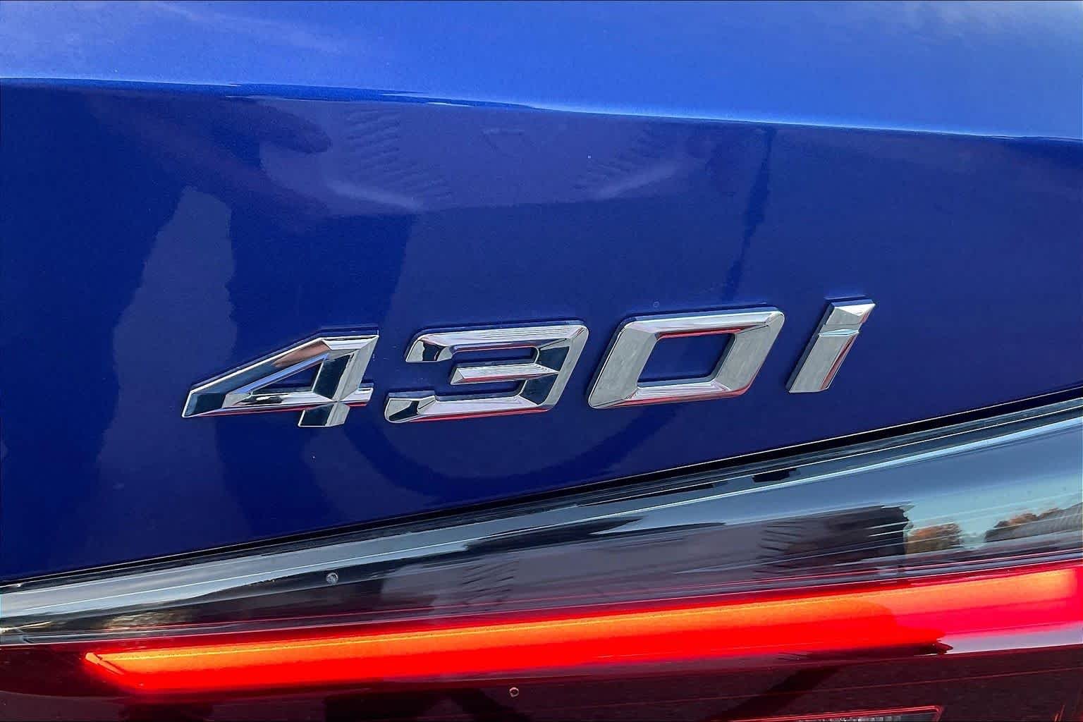 Certified Used 2024 Portimao Blue Metallic BMW 430i xDrive image 9