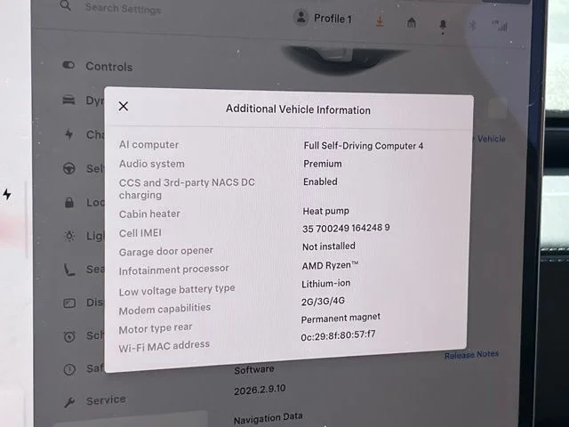Used 2026 White Tesla Premium image 13