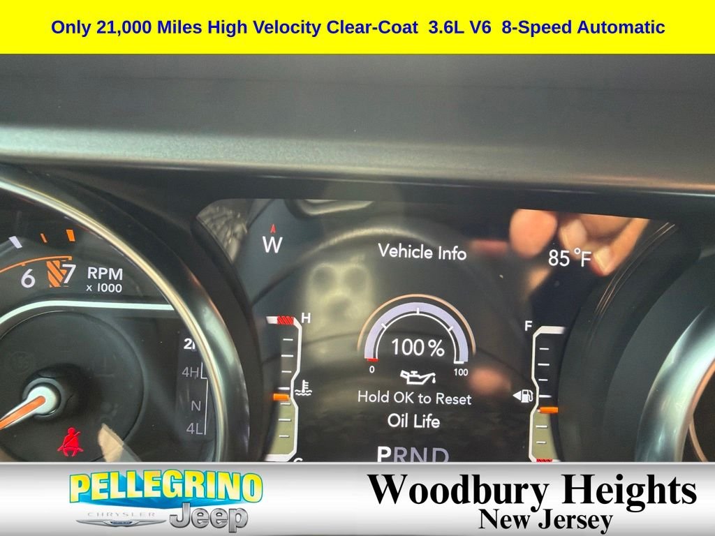 Certified Used 2022 Yellow Jeep Unlimited High Tide image 31