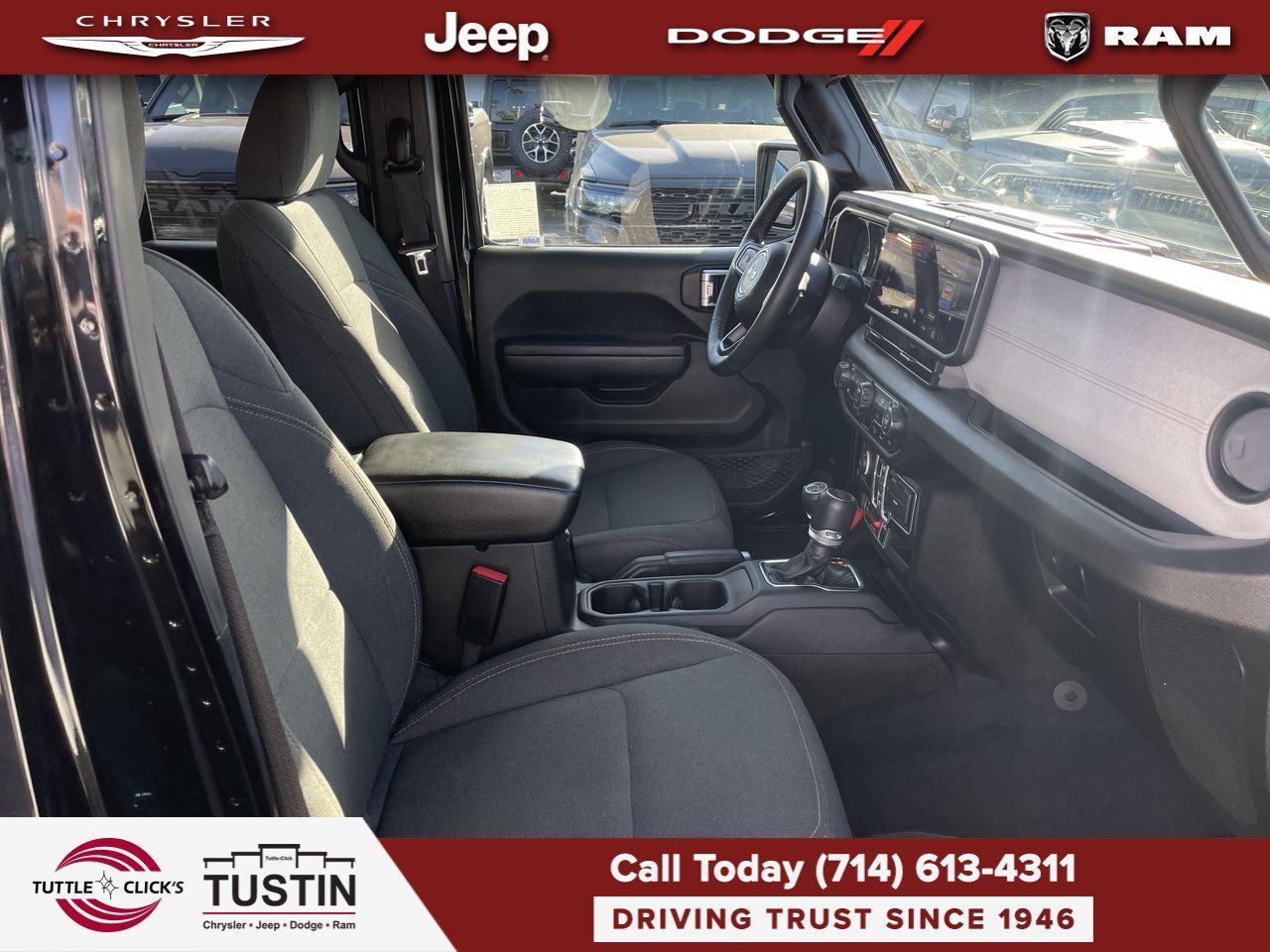 Used 2024 Black Clearcoat Jeep Willys image 16