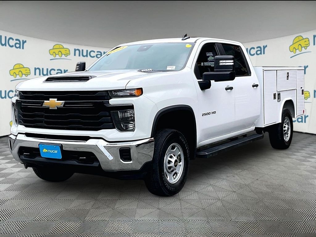 Used 2024 White Chevrolet Work Truck image 3