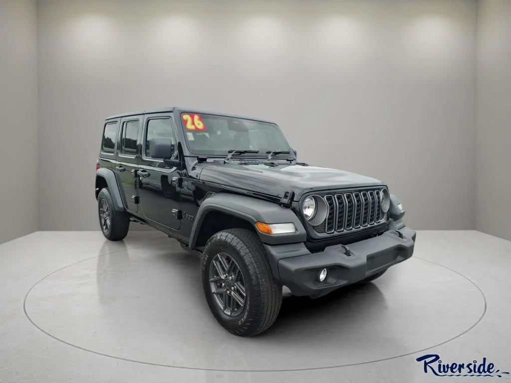 New 2026 Black Clearcoat Jeep Sport RHD image 1