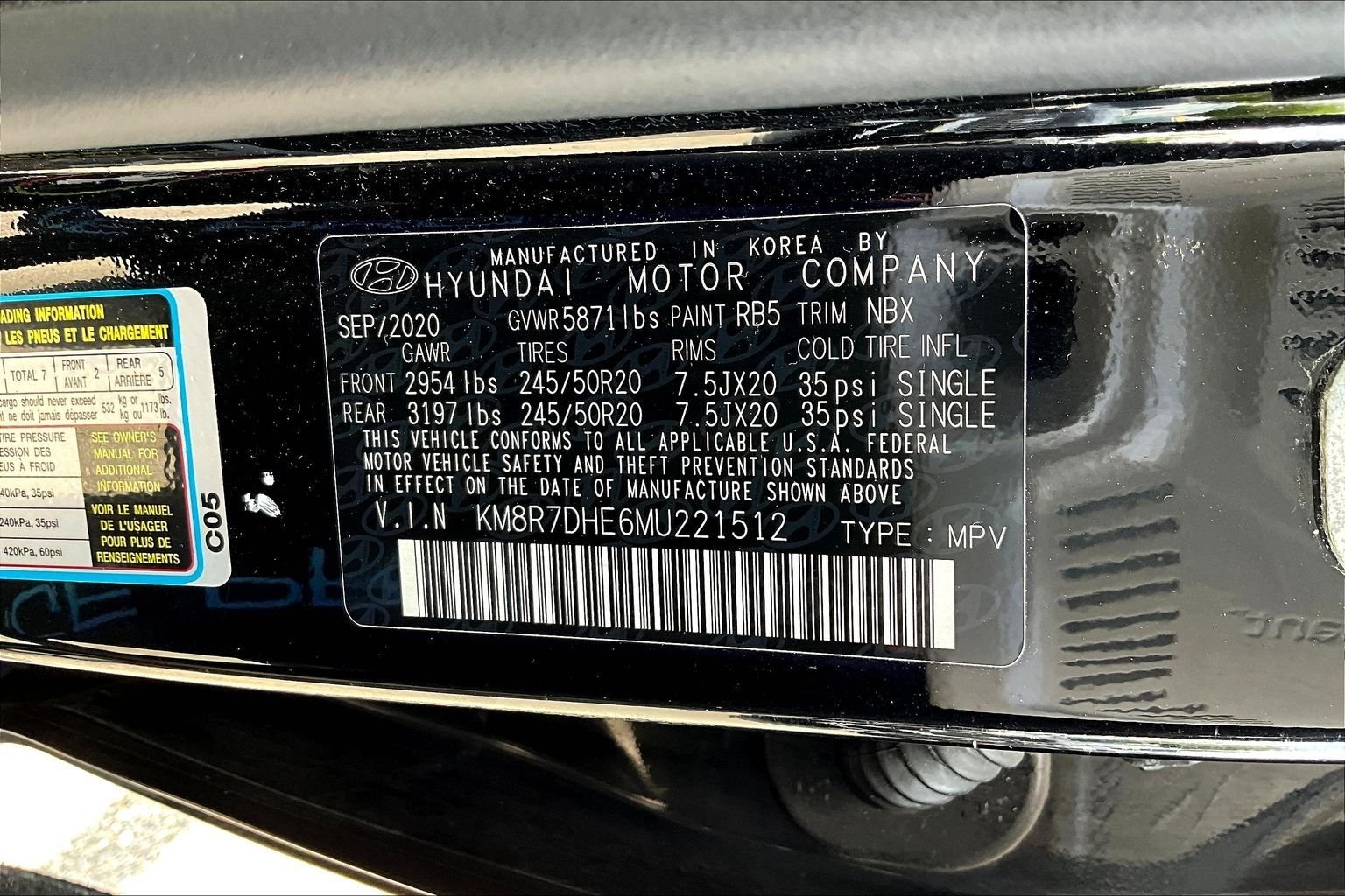 Used 2021 Black Hyundai Calligraphy image 19