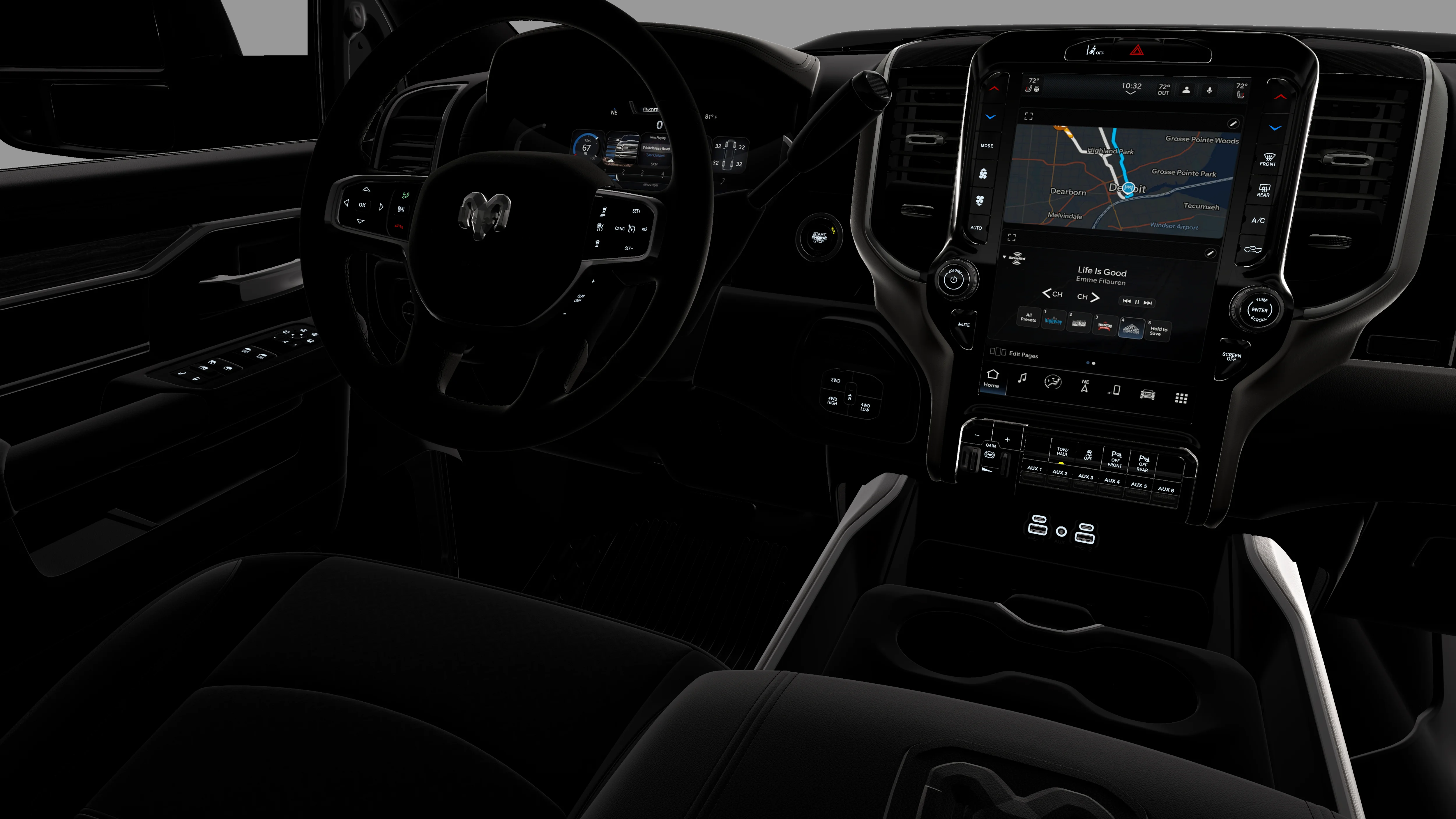 New 2026 Diamond Black Crystal Pearl-Coat Exterior Paint RAM Laramie image 21