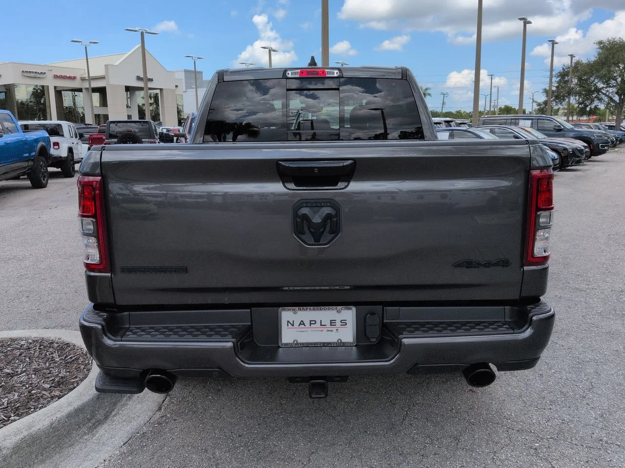 Used 2024 Granite Crystal Metallic Clearcoat Ram Big Horn image 6