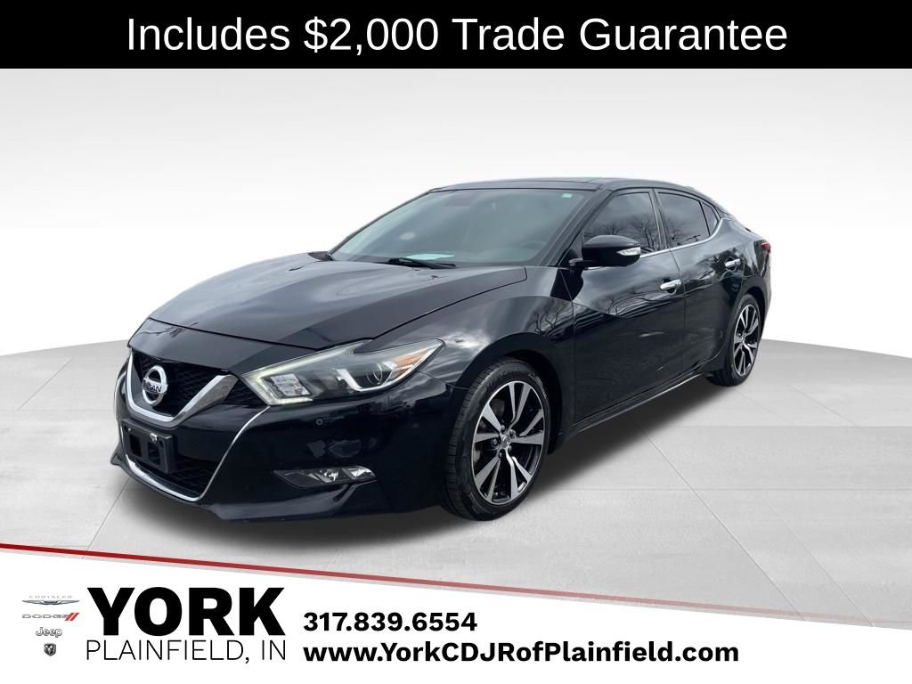 Black 2018 Nissan Maxima Platinum FWD Sedan Front-Wheel Drive 7-Speed CVT