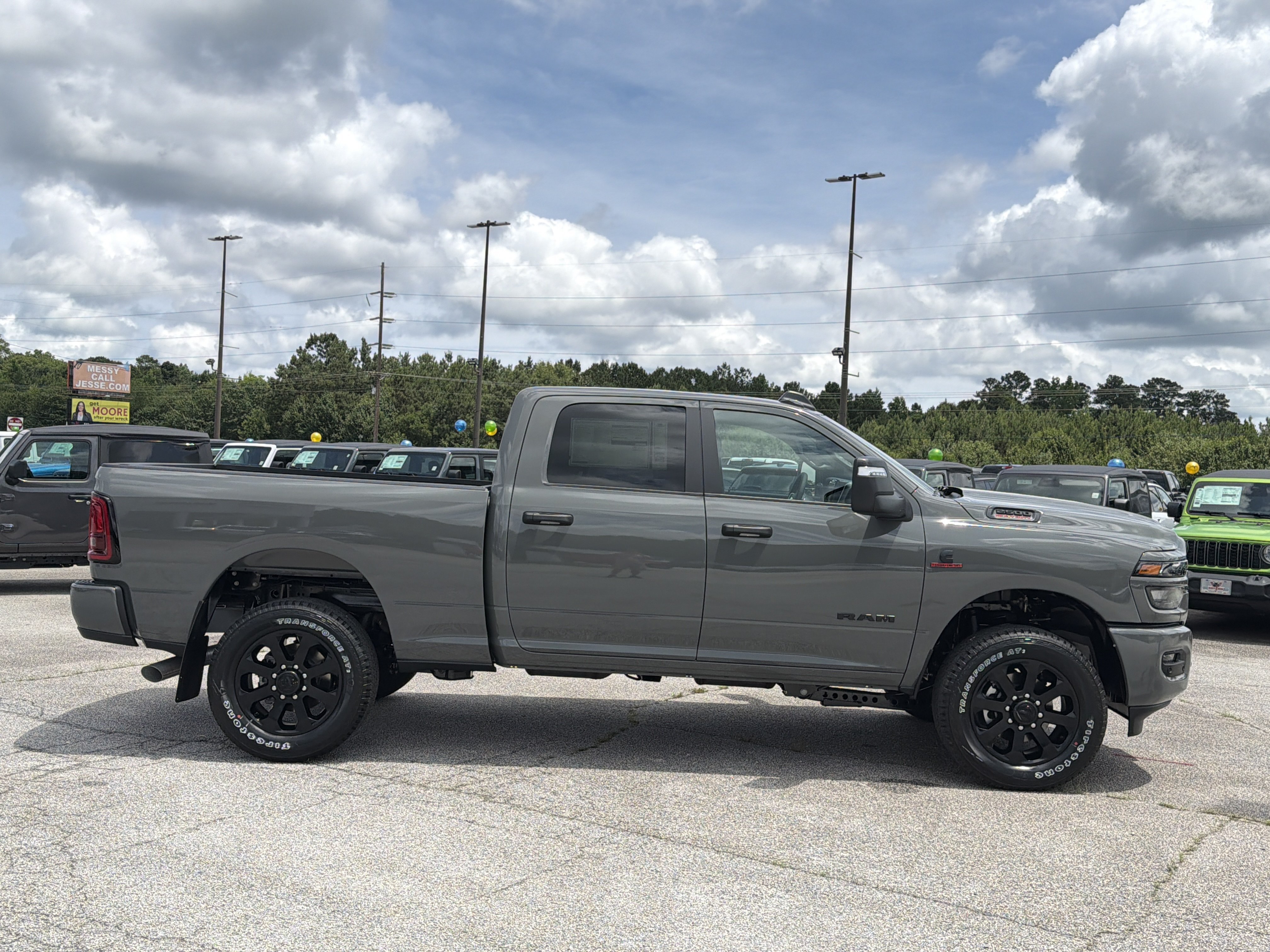 New 2026 Ceramic Gray Clear-Coat Exterior Paint RAM Big Horn image 9