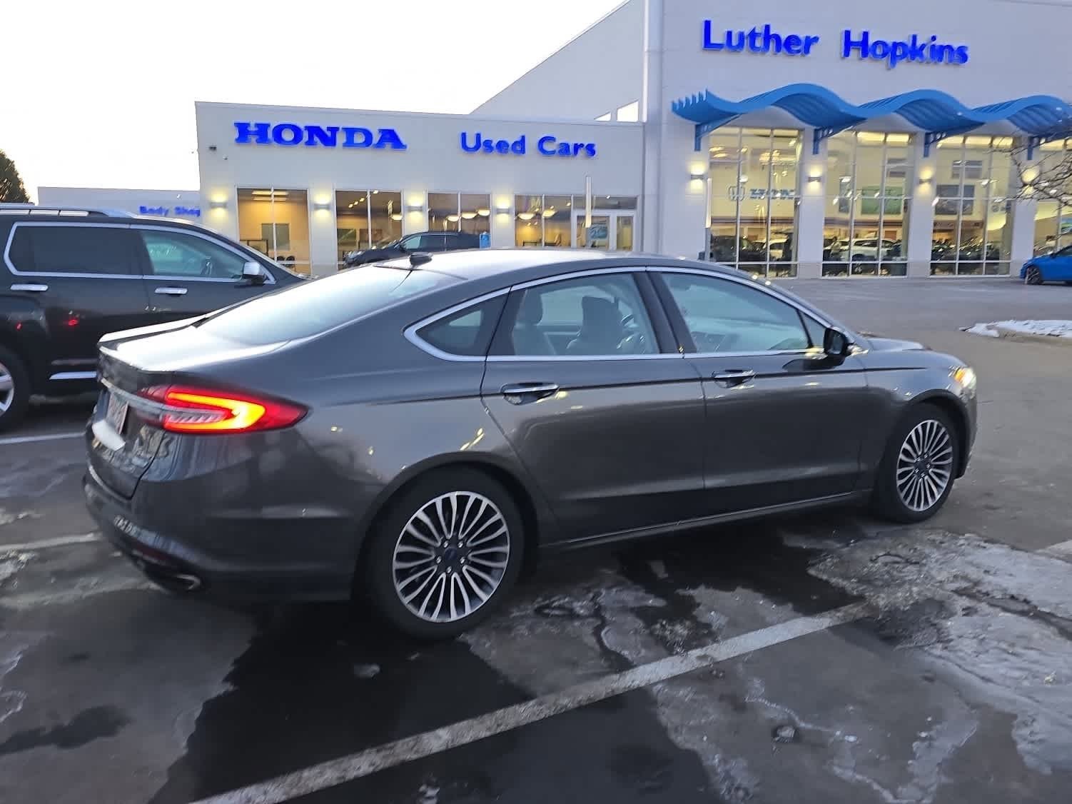 Used 2017 Ford Fusion SE with VIN 3FA6P0T94HR288414 for sale in Hopkins, MN