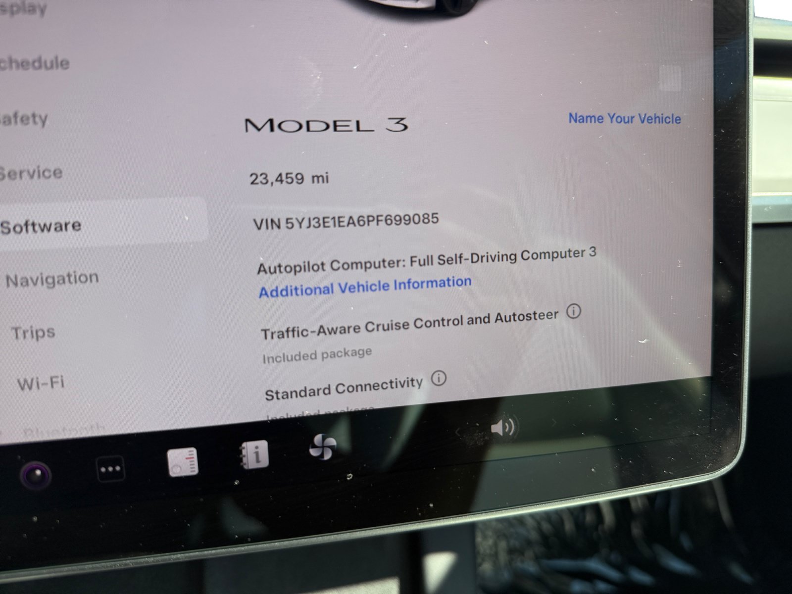 Used 2023 Pearl White Multi-Coat Tesla  image 11