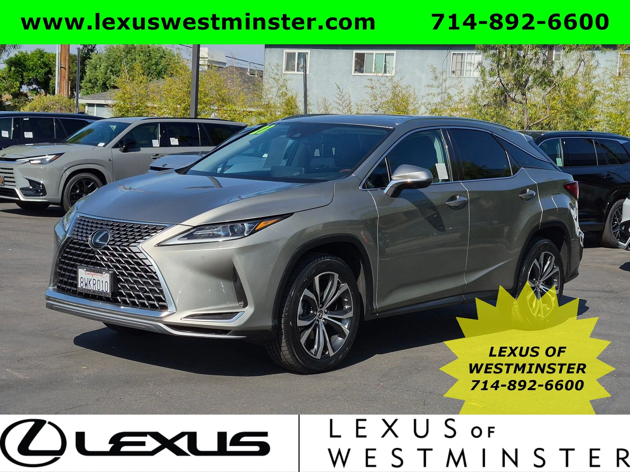 Used 2021 Silver Lexus RX 350 image 1