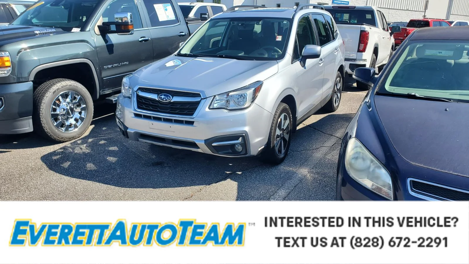 Used 2018 Ice Silver Metallic Subaru Premium image 1