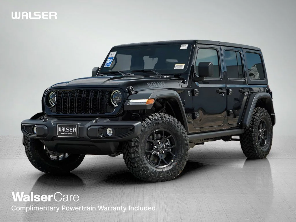 New 2026 Black Clearcoat Jeep Willys image 1