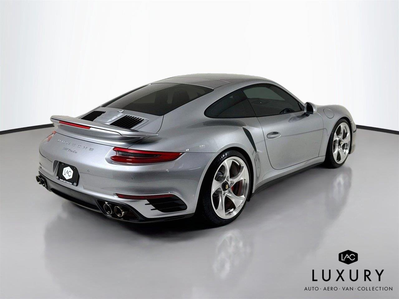 Used 2017 Rhodium Silver Metallic Porsche Turbo | Upgraded Exhaust | Upgraded Wheels | Sunroof image 6