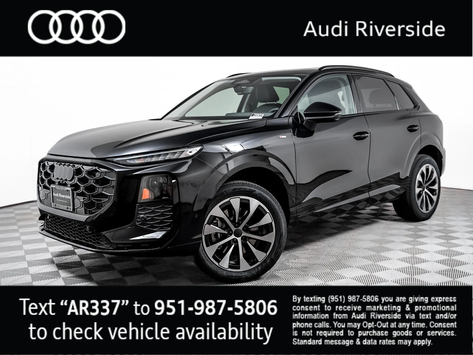 New 2026 Mythos Black Metallic Audi S line image 1