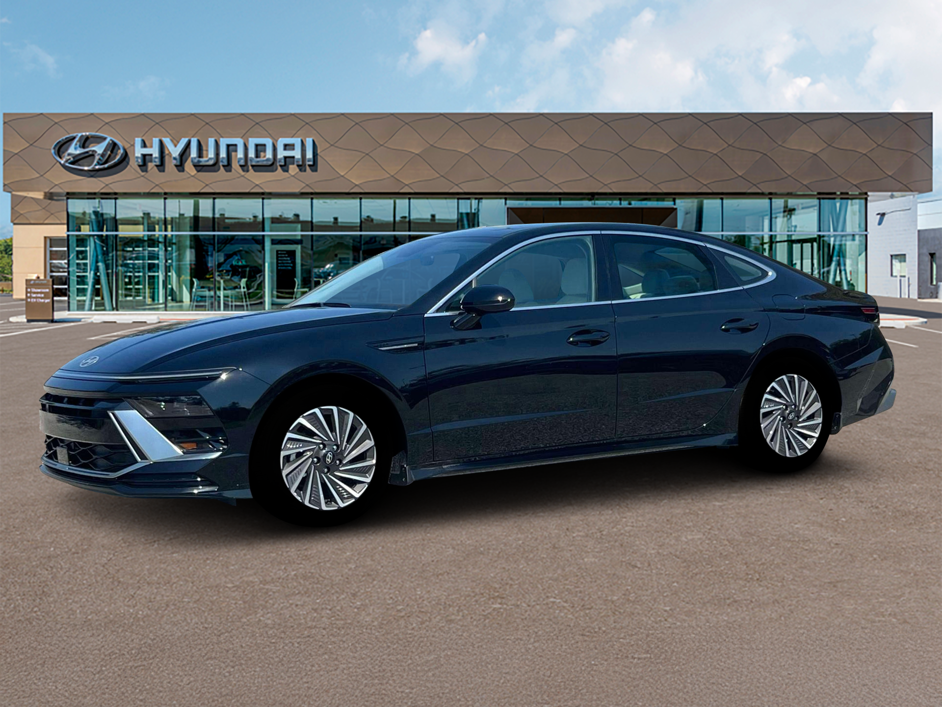New 2025 Black Hyundai SEL image 2