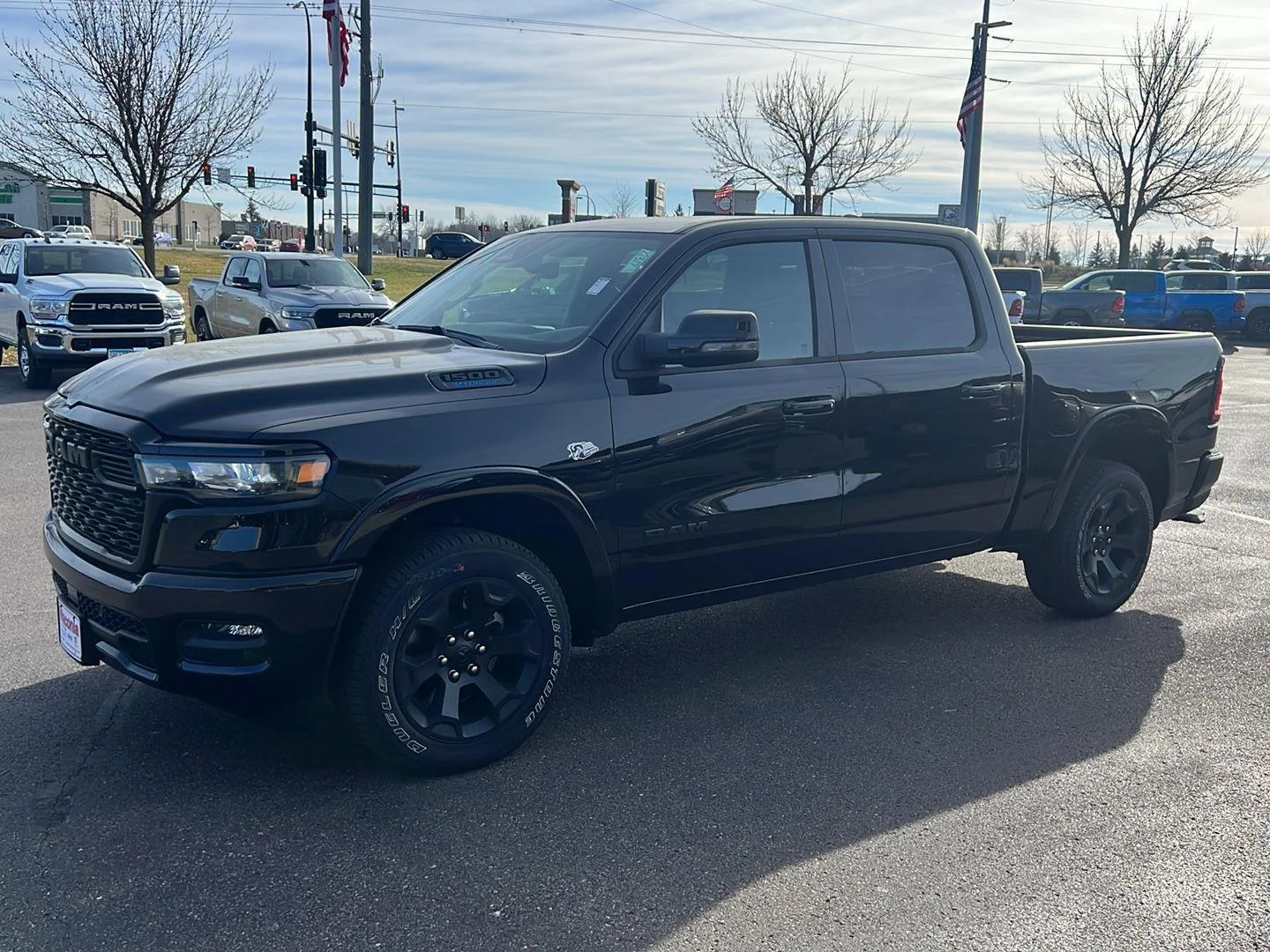 New 2026 Diamond Black Crystal Pearlcoat RAM Big Horn image 1