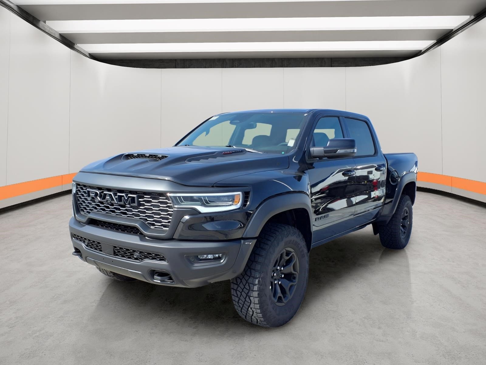 New 2026 Diamond Black Crystal Pearl-Coat Exterior Paint RAM RHO image 3