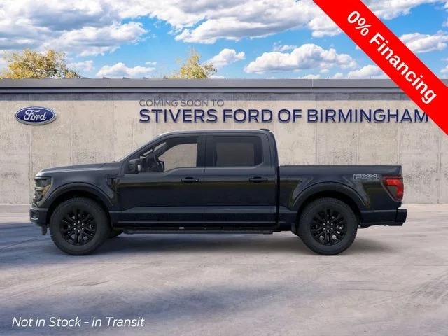 New 2026 Agate Black Metallic Ford XLT image 4