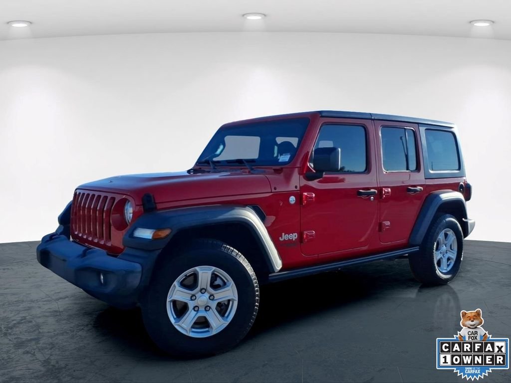 Used 2018 Red Jeep Unlimited Sport S image 2