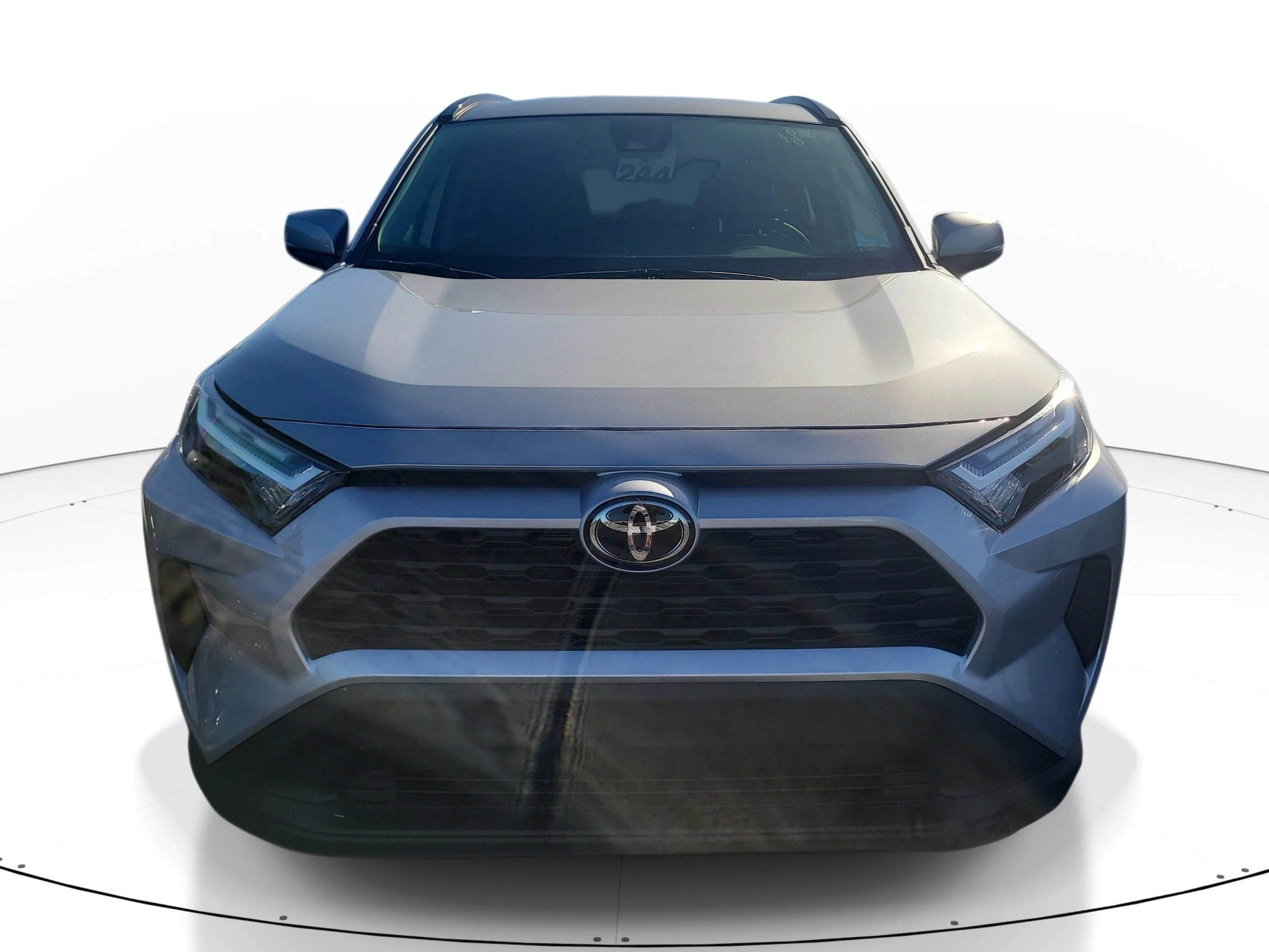 Used 2025 Silver Sky Metallic Toyota Hybrid XLE image 2