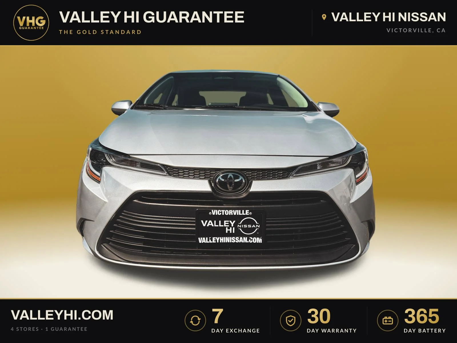 Used 2024 Silver Toyota LE image 2