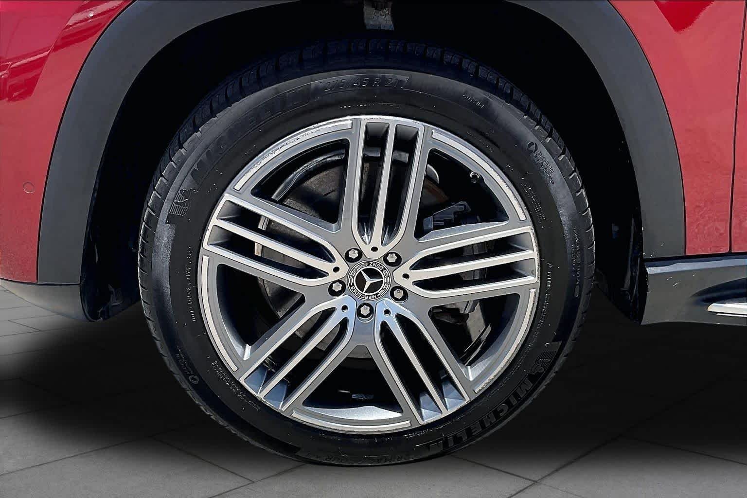 Used 2020 designo Cardinal Red Metallic Mercedes-Benz GLS 450 image 11