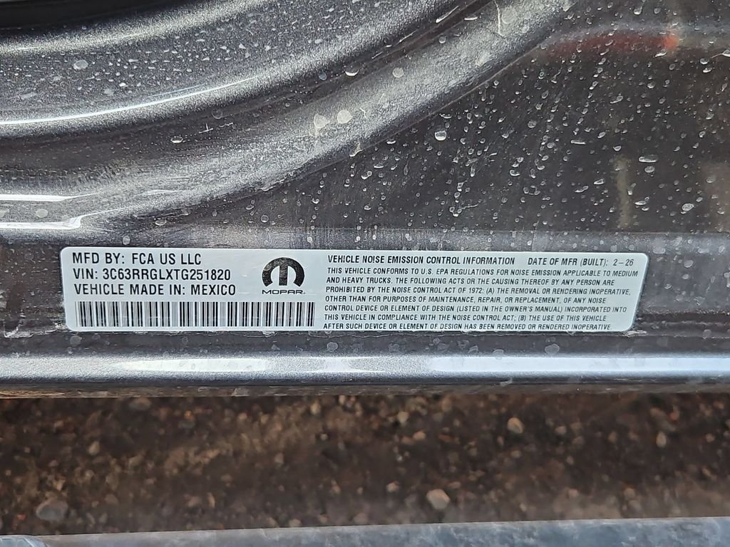 New 2026 Granite Crystal Metallic Clear-Coat Exterior Paint RAM Tradesman image 28