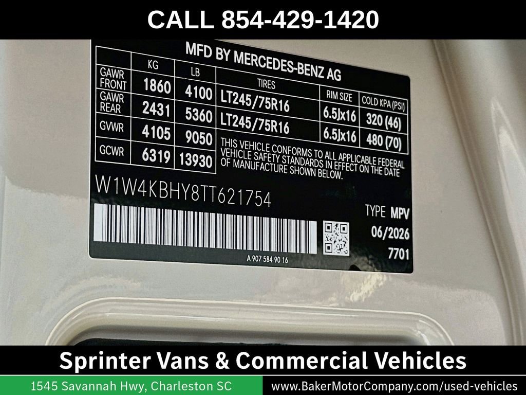 New 2026 Pebble Gray Mercedes-Benz Crew 144 WB image 32