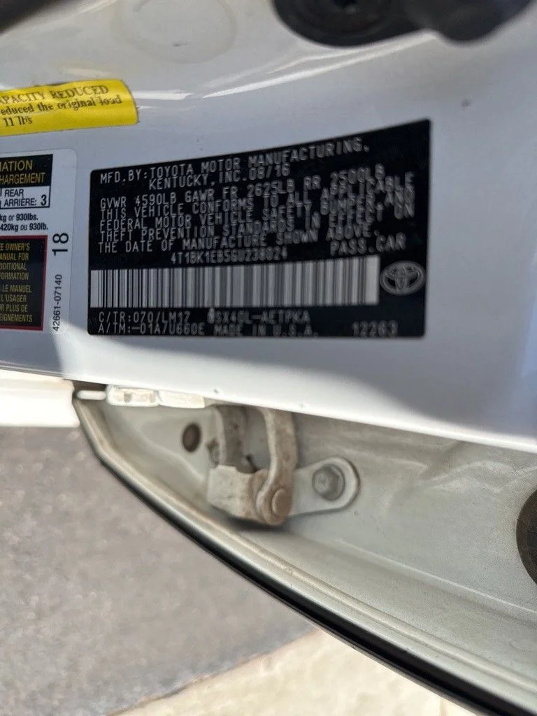 2016 Toyota Avalon Limited