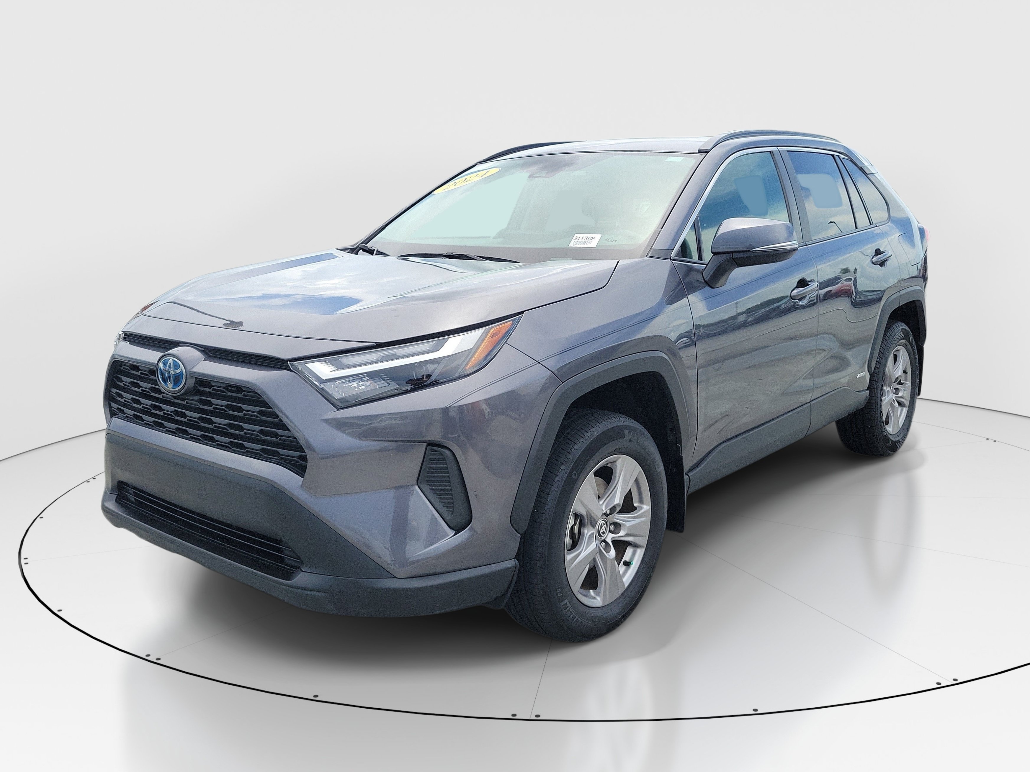 Certified Used 2024 Magnetic Gray Metallic Toyota Hybrid XLE image 3
