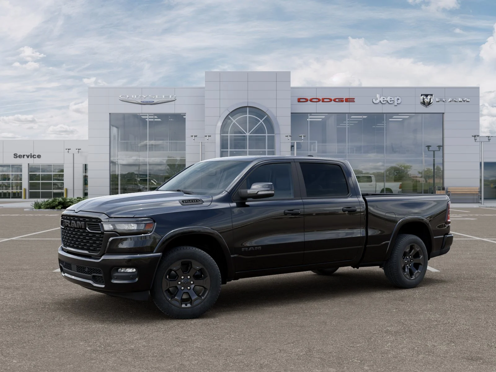 New 2026 Diamond Black Crystal Pearlcoat RAM Big Horn/Lone Star image 30